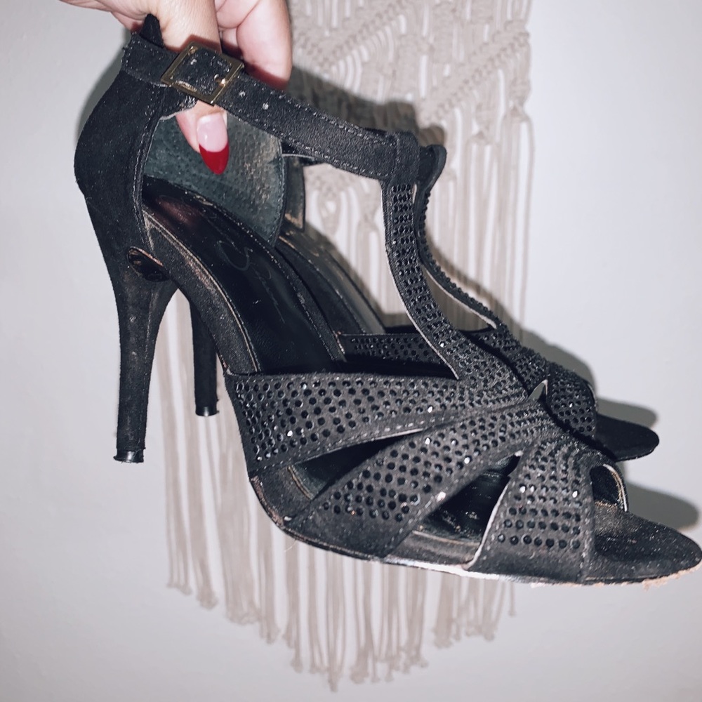 Black heels